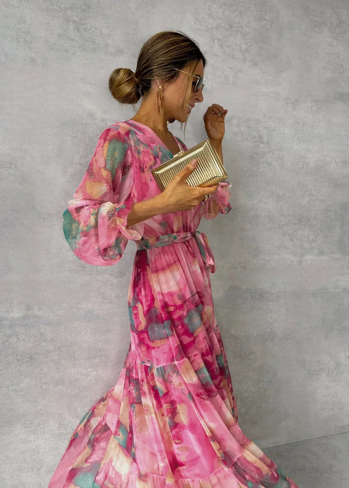 The Gia™ | Women's Long Sleeve Summer Dress