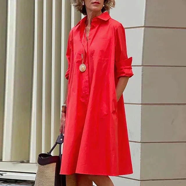 Maris™ – Women's Casual Dress with Pockets