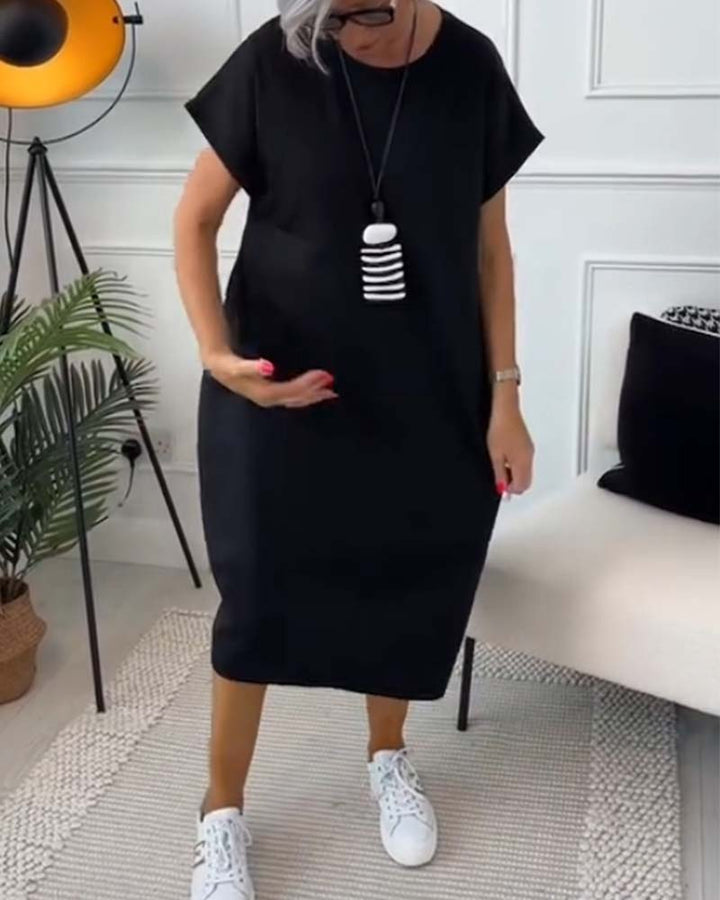 Melly™ | Stylish Short Sleeved Dress