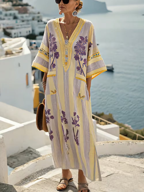 Bohemian Linen Dress