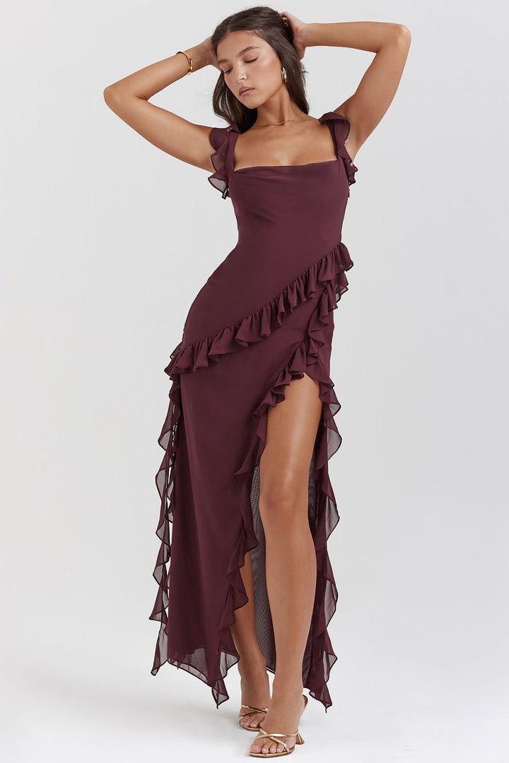Arielle™ | Women’s Elegant Ruffle Maxi Dress