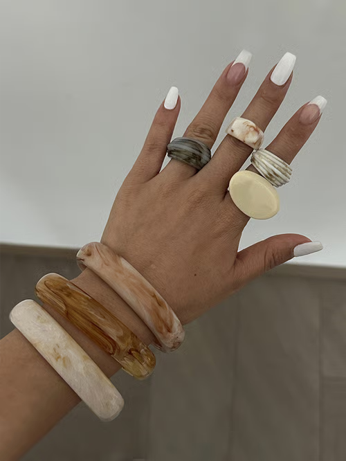 Vintage Ethnic Marble Bracelet