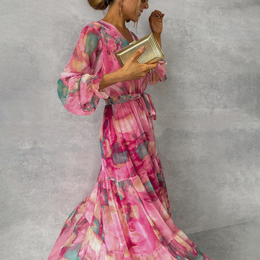 The Gia™ | Women's Long Sleeve Summer Dress