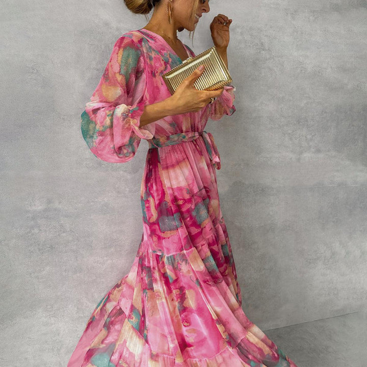 The Gia™ | Women's Long Sleeve Summer Dress
