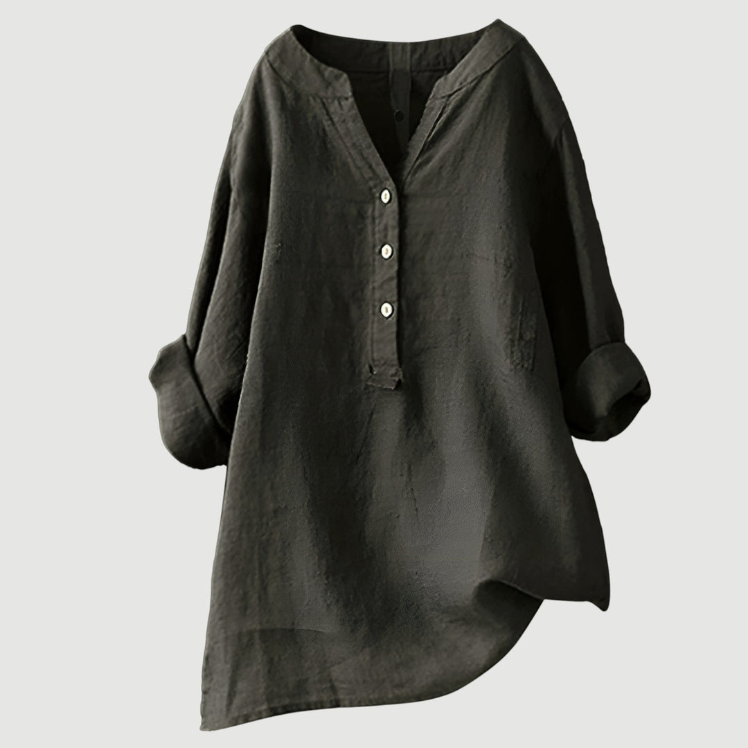 Éabha – Airy Linen Blouse