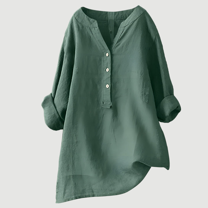 Éabha – Airy Linen Blouse