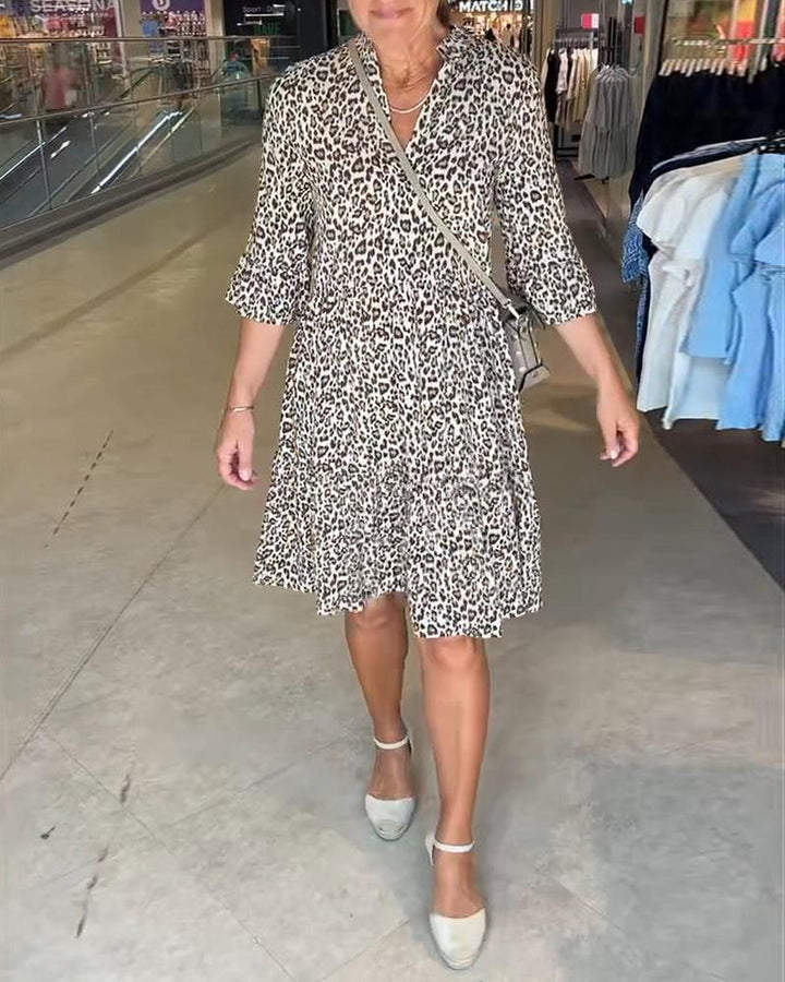 Hannah™ | Leopard print dress