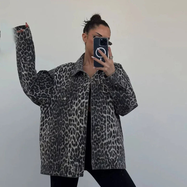 Tatiana™ - Elegant Leopard Print Jacket