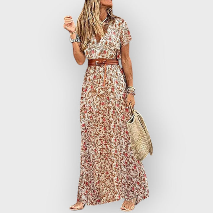 Nuala – Festive Boho Maxi Dress