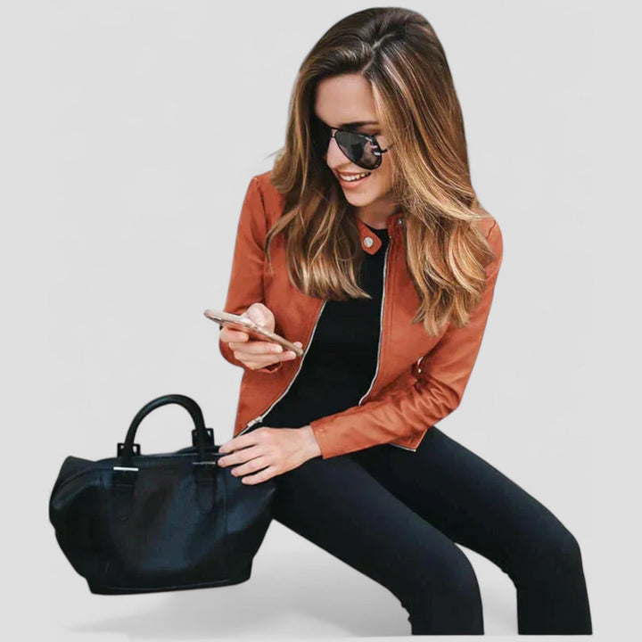 Sophia™ - Premium Italian Leather Jacket