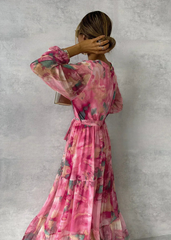 The Gia™ | Women's Long Sleeve Summer Dress