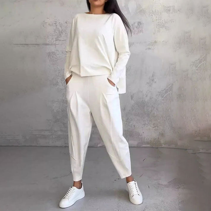 Minimalist Two-Piece Set in Ivory