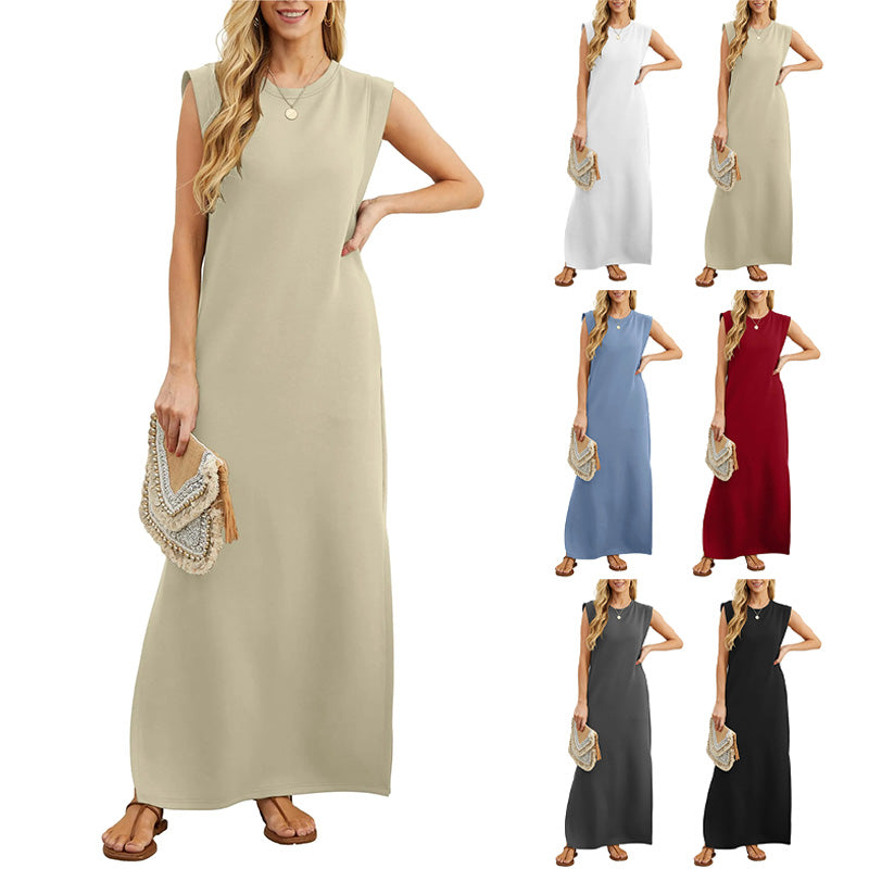 Emma™ | Long Fluid Anti-crease Dress