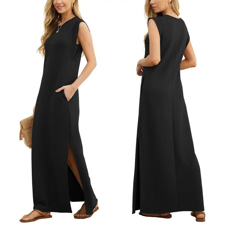 Emma™ | Long Fluid Anti-crease Dress