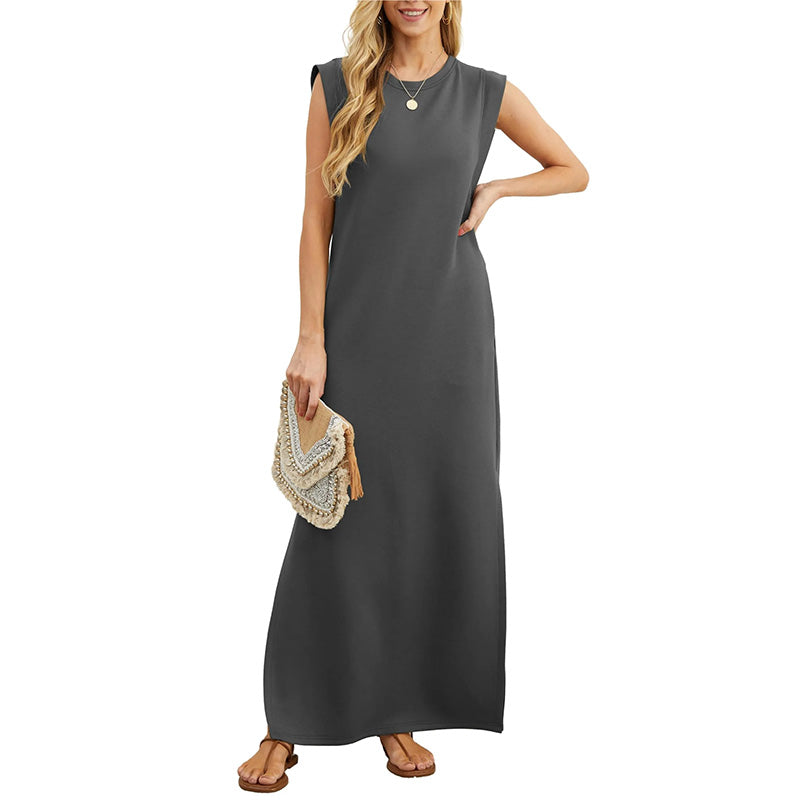 Emma™ | Long Fluid Anti-crease Dress