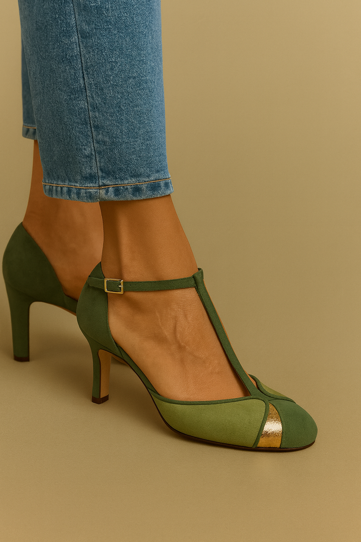 Taviana - Elegant Heel with T-strap